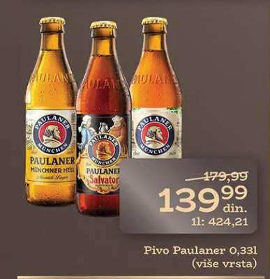 Pivo Paulaner 0,331
