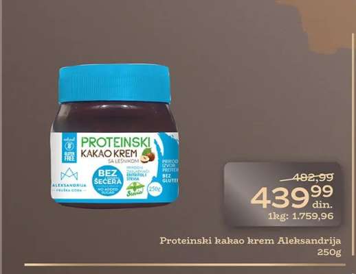 Proteinski kakao krem Aleksandrija