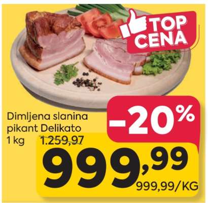 Dimljena slanina pikant Delikato