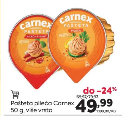 Pašteta pileća Carnex