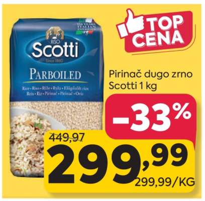 Pirinač dugo zrno Scotti 1 kg