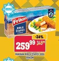 Panirani riblji štapići 300g Frikom