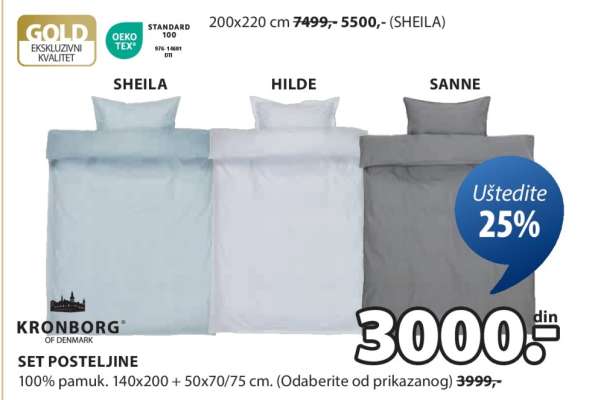 SET POSTELJINE