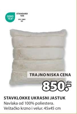 STAVKLOKKE UKRASNI JASTUK