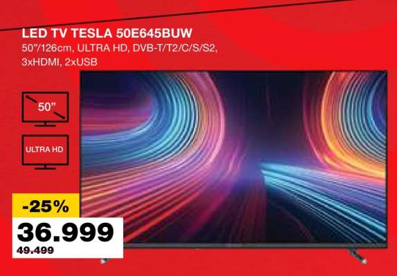 LED TV TESLA 50E645BUW