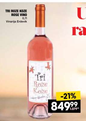 TRI ROZE KOZE ROSE VINO