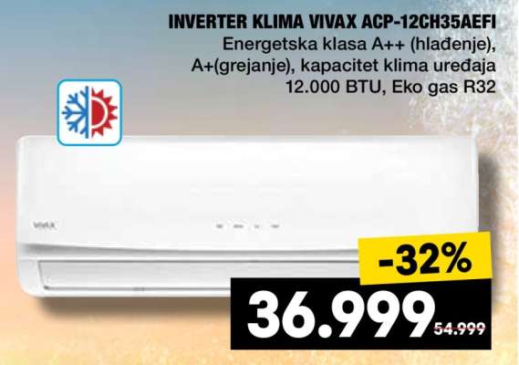INVERTER KLIMA VIVAX ACP 12CH35AEFI