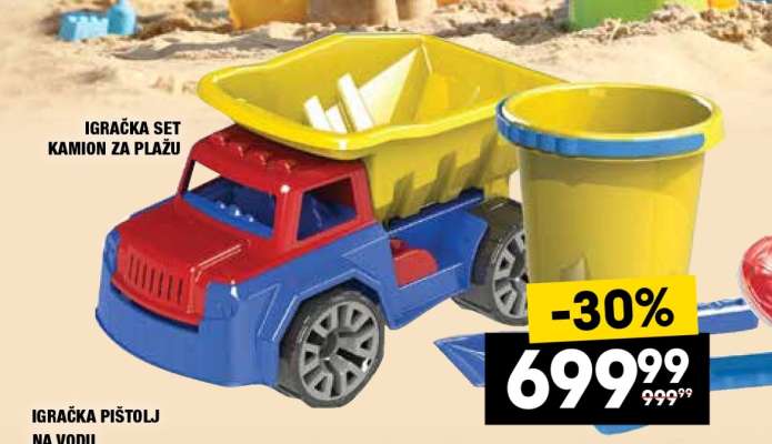 IGRAČKA SET KAMION ZA PLAŽU