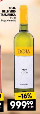 Doja Belo vino, Tamjanika