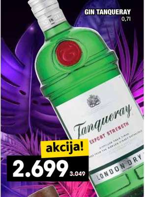 Gin Tanqueray, 0,7l