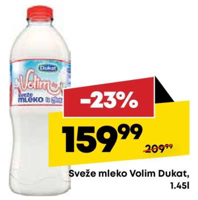 Sveže mleko Volim Dukat