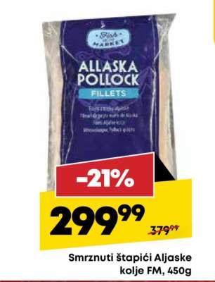 Smrznuti štapići Aljaske kolje FM, 450g