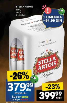 Stella Artois pivo
