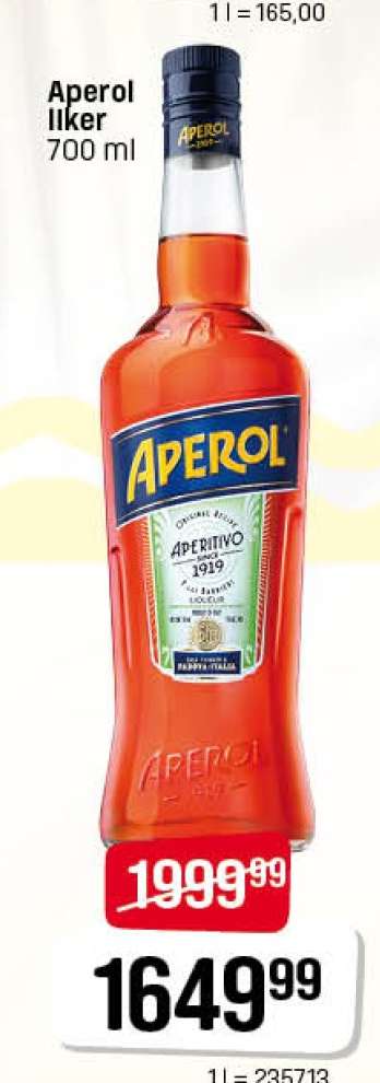 Aperol likér 700 ml