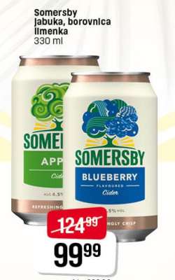 Somersby Jabuka, borovnica limenka