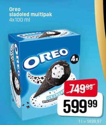 Oreo sladoled multipak