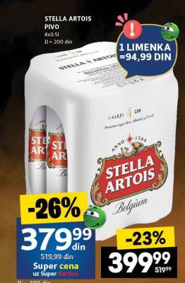 Stella Artois pivo