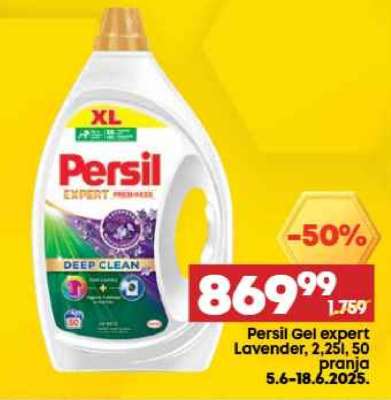 Persil Gel expert Lavender, 2,25l, 50 pranja