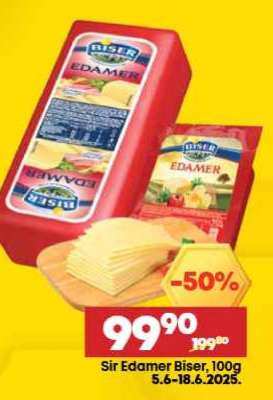 Sir Edamer Biser 100g