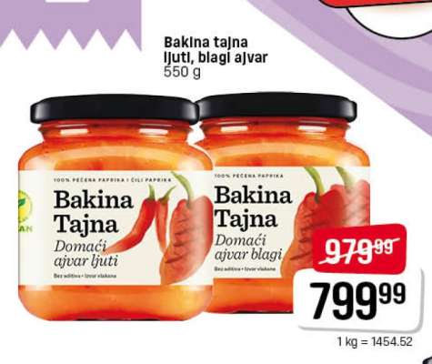 Bakina Tajna Ljuti, Blagi Ajvar