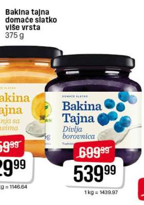 Bakina tajna domaće slatko