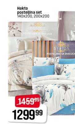 Hakto posteljina set