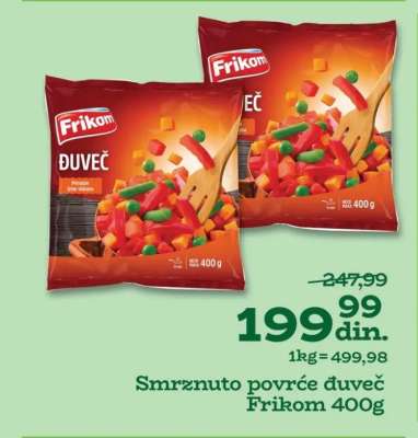Smrznuto povrće đuveč Frikom 400g