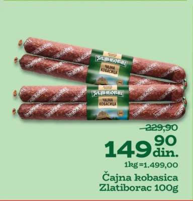 ČAJNA KOBASICA Zlatiborac 100g