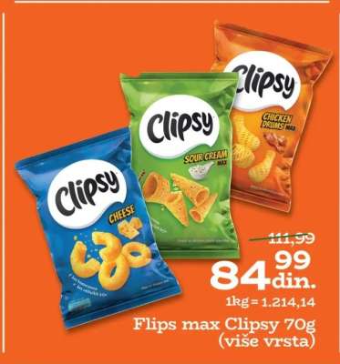 Flips max Clipsy 70g