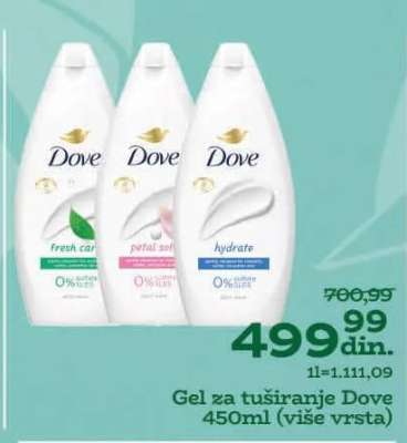 Gel za tuširanje Dove