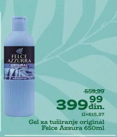 Gel za tuširanje Original Felce Azzura 650ml