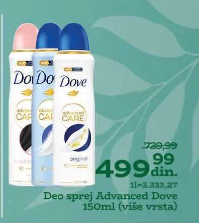 Deo sprej Advanced Dove
