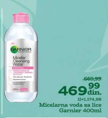 Micelarna voda za lice Garnier 400ml