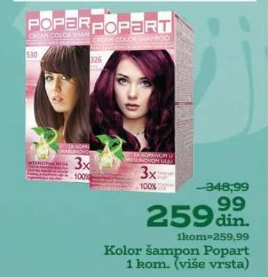 Kolor šampon Popart