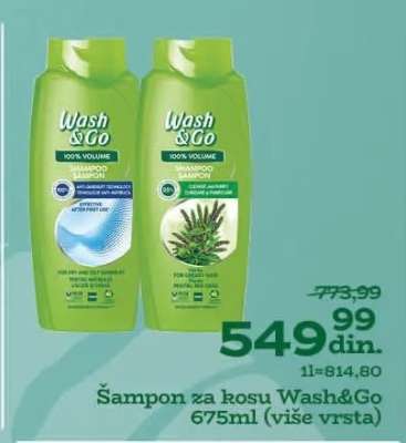 Šampon za kosu Wash&Go