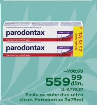 Pasta za zube duo ultra clean Parodontax 2x75ml