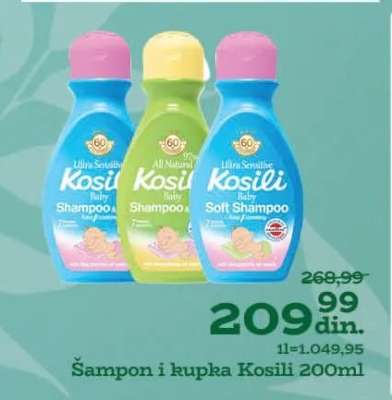 Šampon i kupka Kosili 200ml