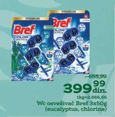 WC osveživač Bref 3x50g