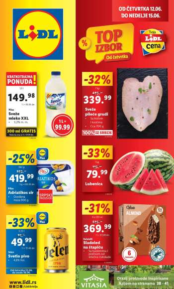thumbnail - Katalog Lidl - Pogledajte naše ponude - Prehrana