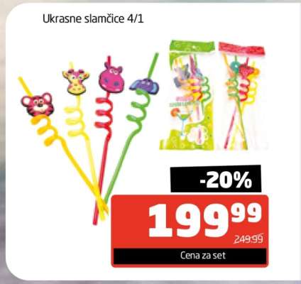 Ukrasne slamčice 4/1