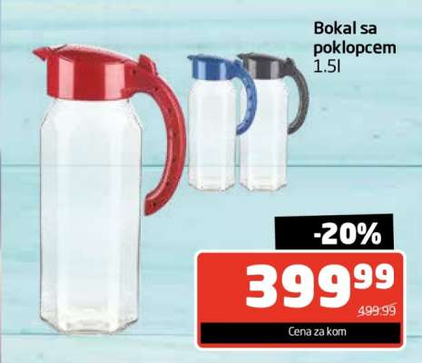 Bokal sa poklopcem 1.5l