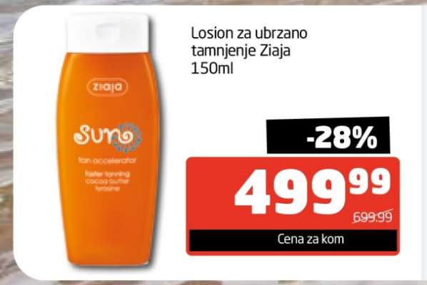 Losion za ubrzano tamnjenje Ziaja 150ml