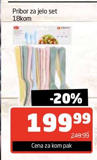 Pribor za jelo set 18kom