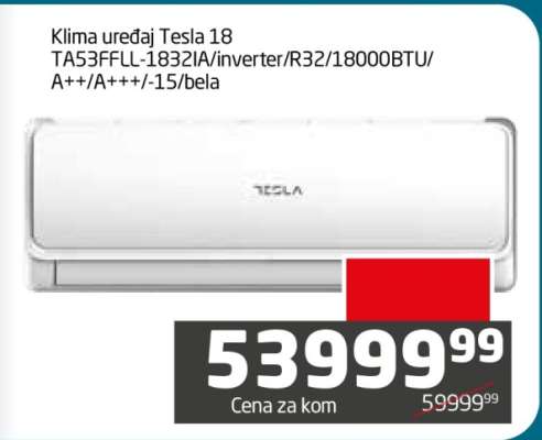 Klima uređaj Tesla 18