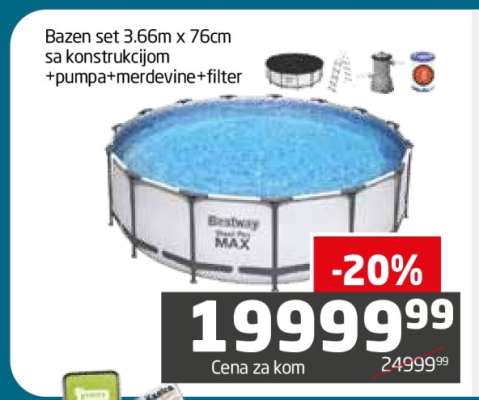 Bazen set 3.66m x 76cm