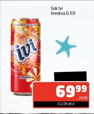 Sok Ivi Breskva 0.33L