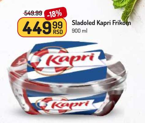 Sladoled Kapri Frikom