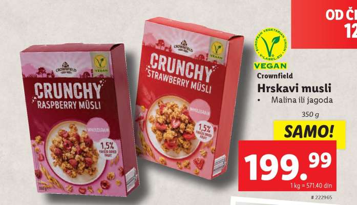 CRUNCHY MUSLI