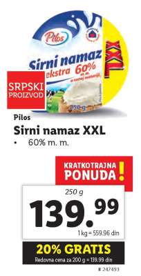 Sirni namaz XXL