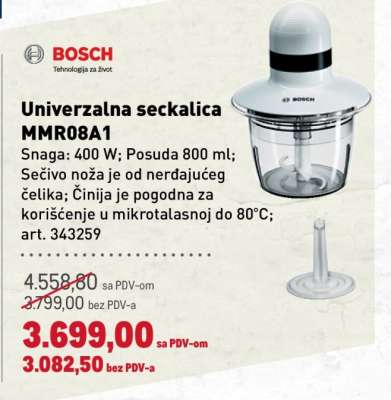 Univerzalna seckalica MMR08A1
